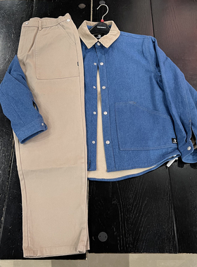 正品CONVERSE匡威 男加绒衬衫型翻领潮休闲外套夹克10027564-A01