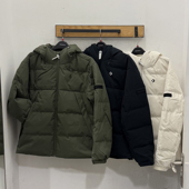 W2Y 023 正品 CONVERSE匡威保暖多口袋黑白男女羽绒服外套MCJ116
