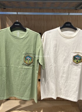 正品Converse匡威 男女款小口袋刺绣短袖T恤10025881-A01-A02-A03