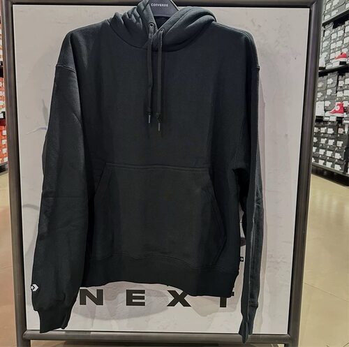 正品CONVERSE匡威 男女休闲百搭长袖上衣重磅棉卫衣10024494-A02