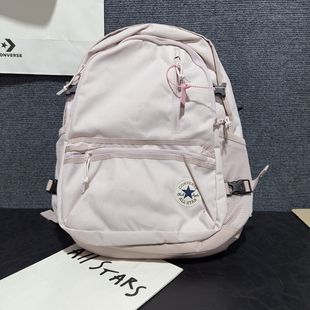 正品converse匡威 瑕疵特价 冰淇淋粉色双肩背包书包10021138-A06