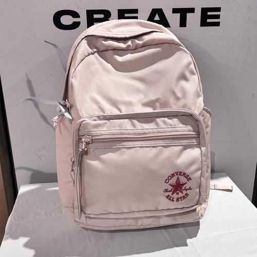 正品Converse匡威双肩包男女情侣学生粉书包休闲背包10021005-A05