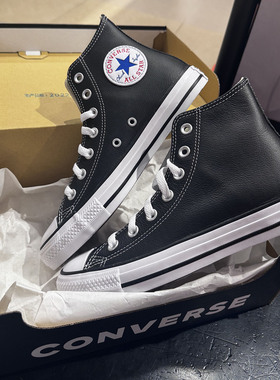 CONVERSE匡威All Star经典皮质男女132169C高帮休闲板鞋132170C