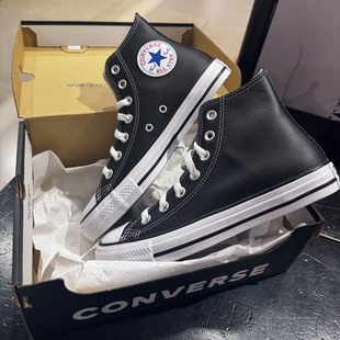 CONVERSE匡威All Star经典皮质男女132169C高帮休闲板鞋132170C