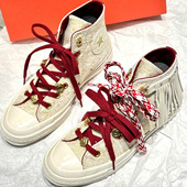 1970s马蹄流苏帆布鞋 正品 converse匡威CNY马年限定新年款 A19072C