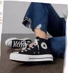Jennie Style CONVERSE Chuck Taylor All Star Platform Canvas Sneakers 560846C 560251C