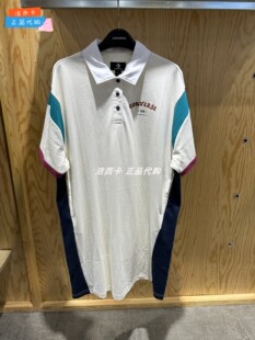 汉字印花撞色Polo女子短袖 连衣裙10026177 CONVERSE匡威 正品 A01