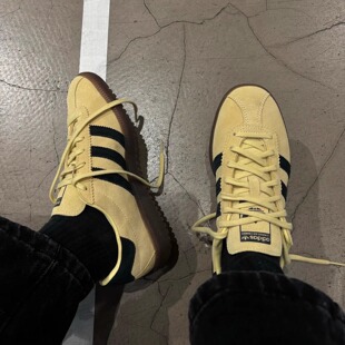 Aadida三叶草25年 Bermuda 男女复古运动休闲鞋 T头德训鞋 JI2659