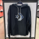 Converse 匡威男款 复古刺绣宽松针织衫 正品 连帽卫衣10025827 A03