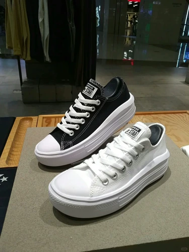 Converse, сверхлегкие конверсы, высокие низкие тканевые туфли на платформе