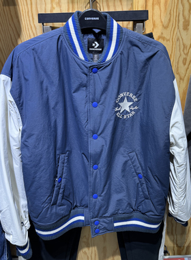 正品Converse匡威24年冬男女拼色运动棒球服棉服10026976-A01-A04