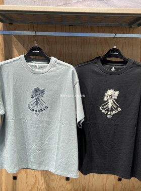 正品Converse匡威 手拉手印花男子短袖T恤10024757-A02-A03-A01