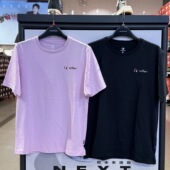 Converse匡威 女子字母刺绣简约T恤运动短袖 10027223 正品 A01 A02