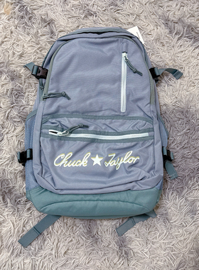 Converse匡威新款蓝绿色休闲运动双肩背包学生书包10023813-A05