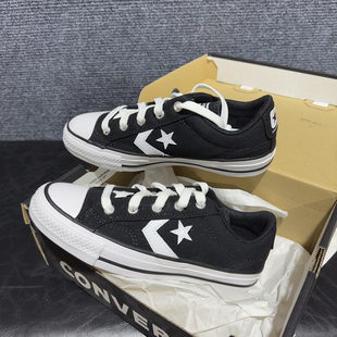匡威特价 板鞋 Star 帆布鞋 161595C Player星箭黑白色低帮男女鞋 正品