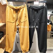 converse匡威 A02 男款 10023521 A01 束脚针织拼接运动休闲裤 正品