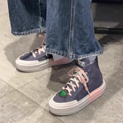 匡威悠游鞋All star男女厚底增高解构高帮帆布鞋A07975C A07974C