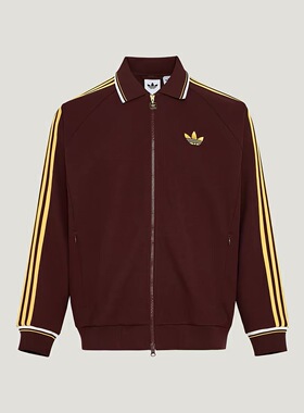 Adidas三叶草26年男女翻领学院风运动夹克长袖KV8864 KV8865