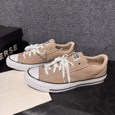 正品CONVERSE匡威 莫尔登All Star男女休闲滑板鞋小麦色A10487C