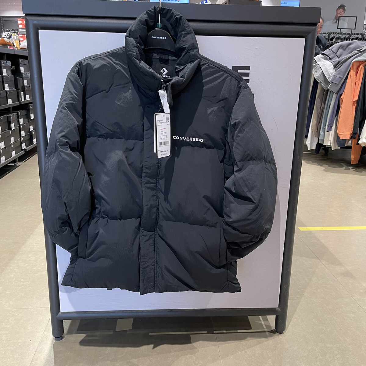正品CONVERSE匡威 冬男轻便鸭绒羽绒服拒水温暖外套10026918-A03