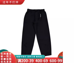 正品Converse匡威 男子运动长裤纯棉束脚小脚裤10026171-A01-A02