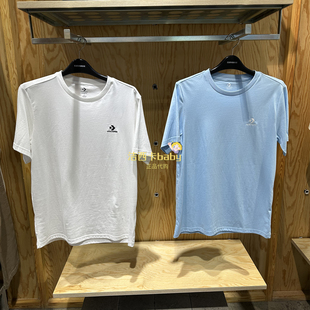 正品Converse匡威 男女经典款星箭运动短袖T恤10023876-A01-A36