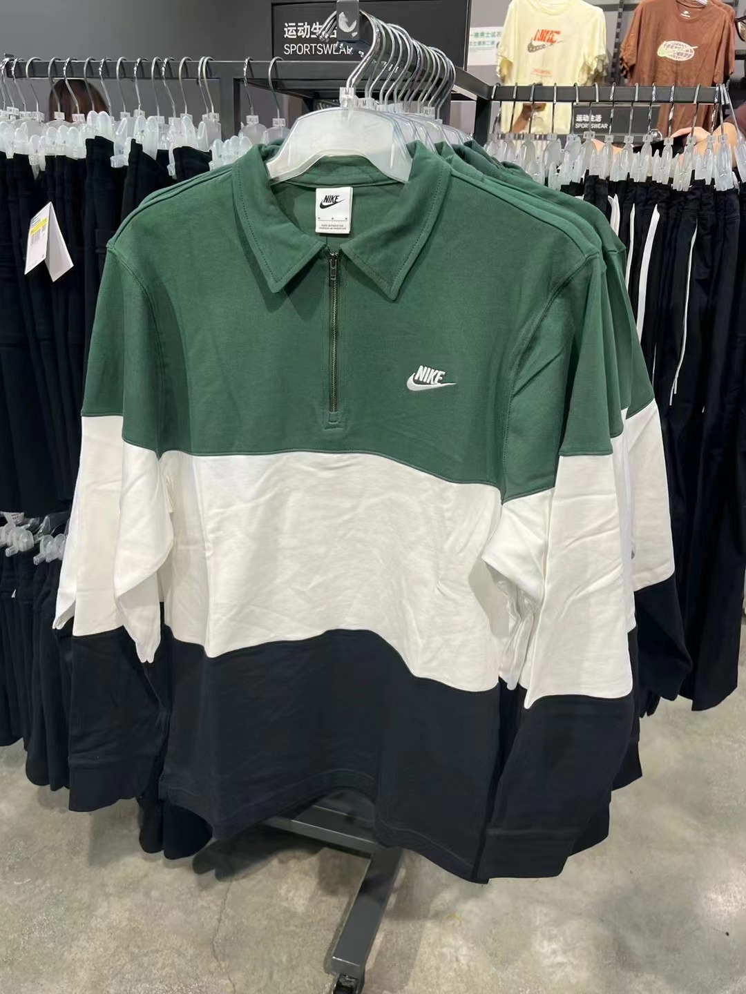 耐克Nike男子POLO衫运动长袖