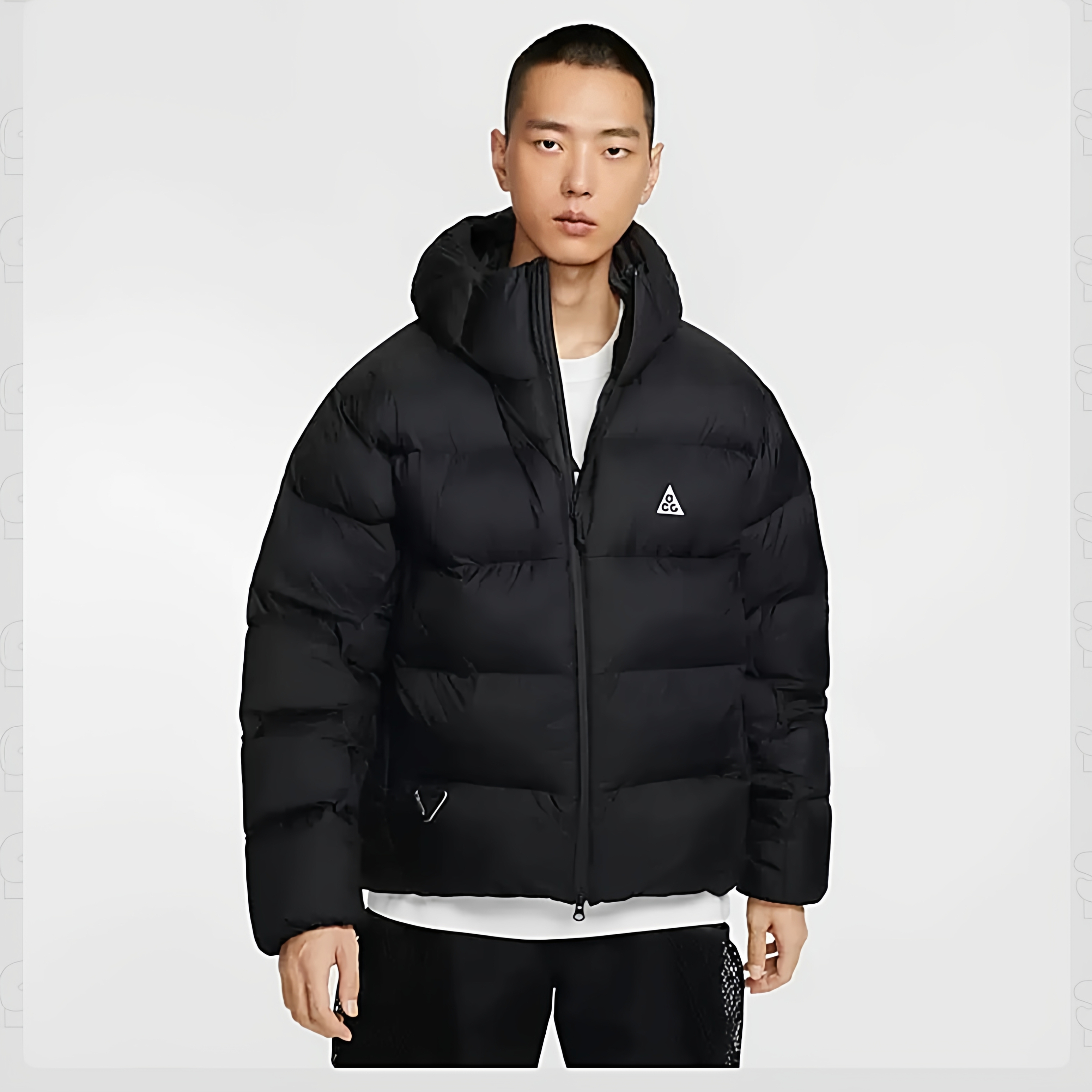 耐克ACG棉服男冬新款户外运动加厚保暖黑色连帽P棉外套FV8911-010