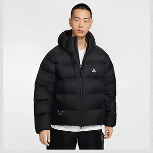 耐克ACG棉服男冬新款户外运动加厚保暖黑色连帽P棉外套FV8911-010