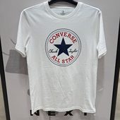 黑白男女款 款 圆标短袖 T恤10025459 A03 正品 A01 CONVERSE匡威经典