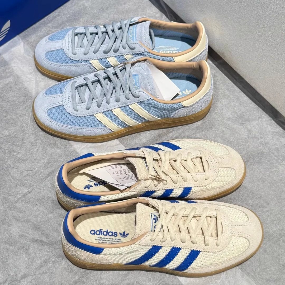 Adidas三叶草 编织透气低帮复古男女运动T头休闲鞋JS3865 JS3866 - 实物图