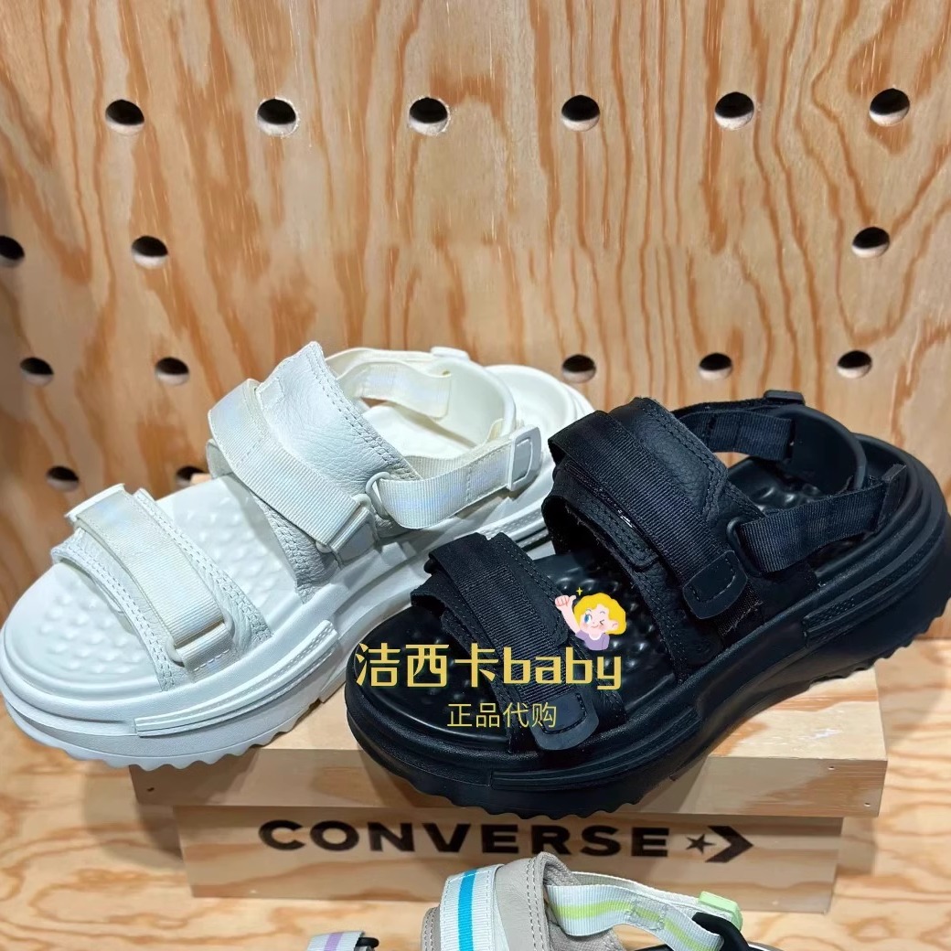 正品匡威男女鞋夏季Run StarCX厚底增高夹心凉鞋 A06481C A06480C