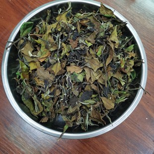 韶关仁化县丹霞山白茶传统农家手工生晒茶散装500克白毛茶寿眉