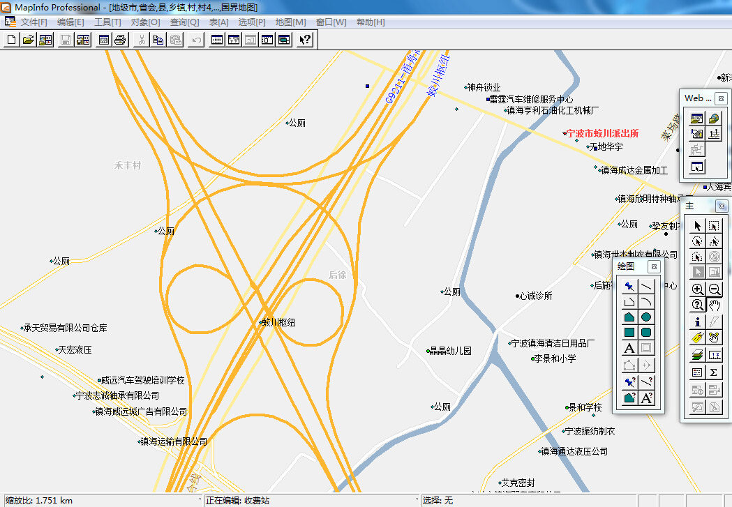 2015年浙江杭州mapinfo gst tab电子地图/arcgis shp mxd矢量格式