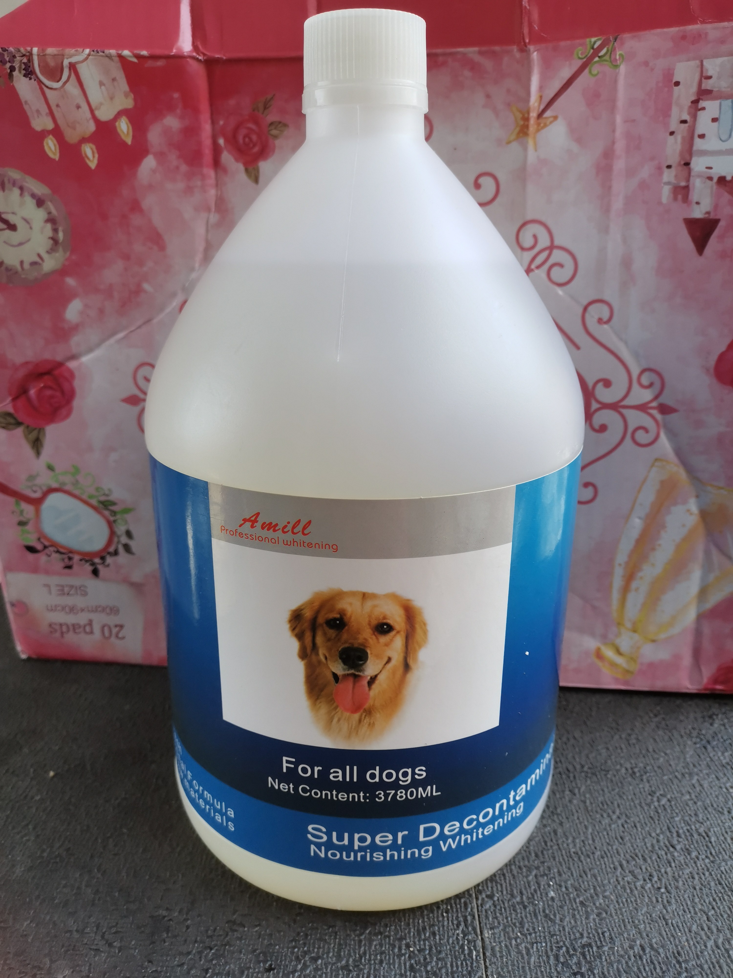 派多格浴液爱妙去污 经典留香 超浓缩宠物浴液 3.78l宠物大桶浴液