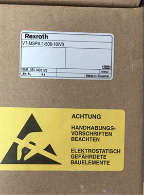 Rexroth力士乐放大器Rexroth力士乐液压阀0811405126型号VT-MSPA1