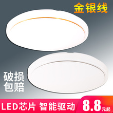 led客厅阳台走道圆形光源吸顶灯1