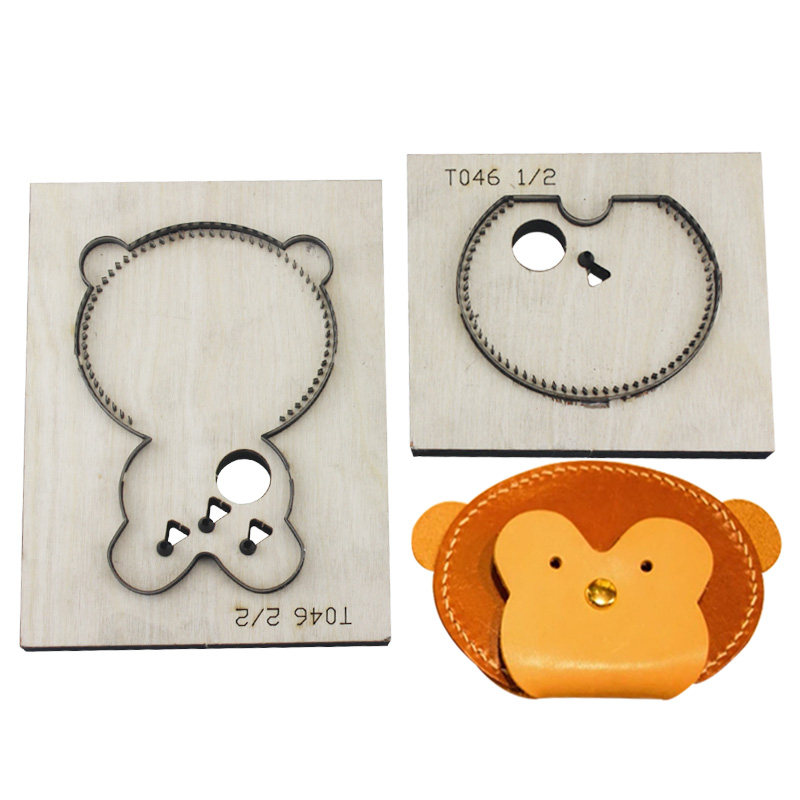 金致T046小猴子零钱包硬币杂物刀模手工皮具激光刀模DIY