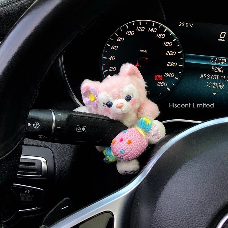 卡通小熊汽车怀挡装饰雨刮器转向灯车内饰品摆件车载屏幕玩偶公仔