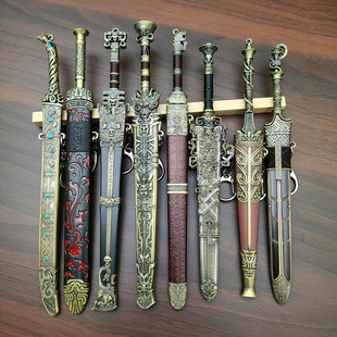 商纣王剑姬发剑鬼候轩辕剑封神演义古代武器模型金属兵器小号玩具