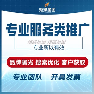 专业服务品类产品牌推广曝光达人种草搜索优化多渠道全案策划