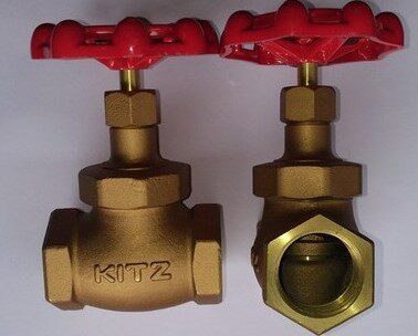 KITZ截止阀蒸汽铜截止阀DN15/20/25 4分6分1寸 125型截止阀