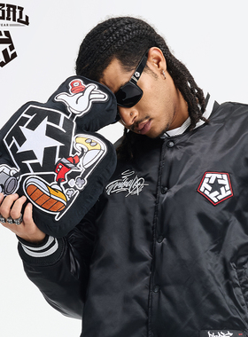 TRIBAL卡通T星抱枕街舞滑板美式嘻哈涂鸦风个性创意街头沙发靠垫