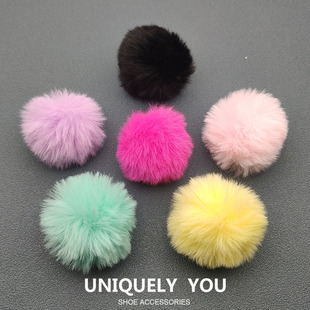 新款Crocs洞洞鞋配饰正品鞋花 鞋上装饰品毛绒球鞋扣卡骆驰智必星