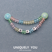 洞洞鞋 饰配件DIY配件BFF糖果链条鞋 配饰鞋 装 扣 花适配crocs鞋 新款