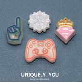 洞洞鞋 扣鞋 配饰鞋 装 新款 饰鞋 花适配crocs鞋 饰配件LED配件趣味装 花