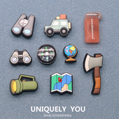 洞洞鞋 饰配件卡通DIY鞋 配饰鞋 装 扣户外系列 花适配crocs鞋 新款