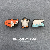 卡骆驰智必星鞋 2022新款 配件极寒动物 洞洞鞋 花 Crocs鞋 花配饰正品