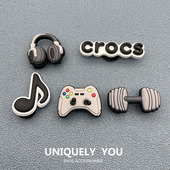 Croc鞋 花配饰洞洞鞋 配件卡通趣味鞋 2025新款 花扣型男装 饰扣百搭