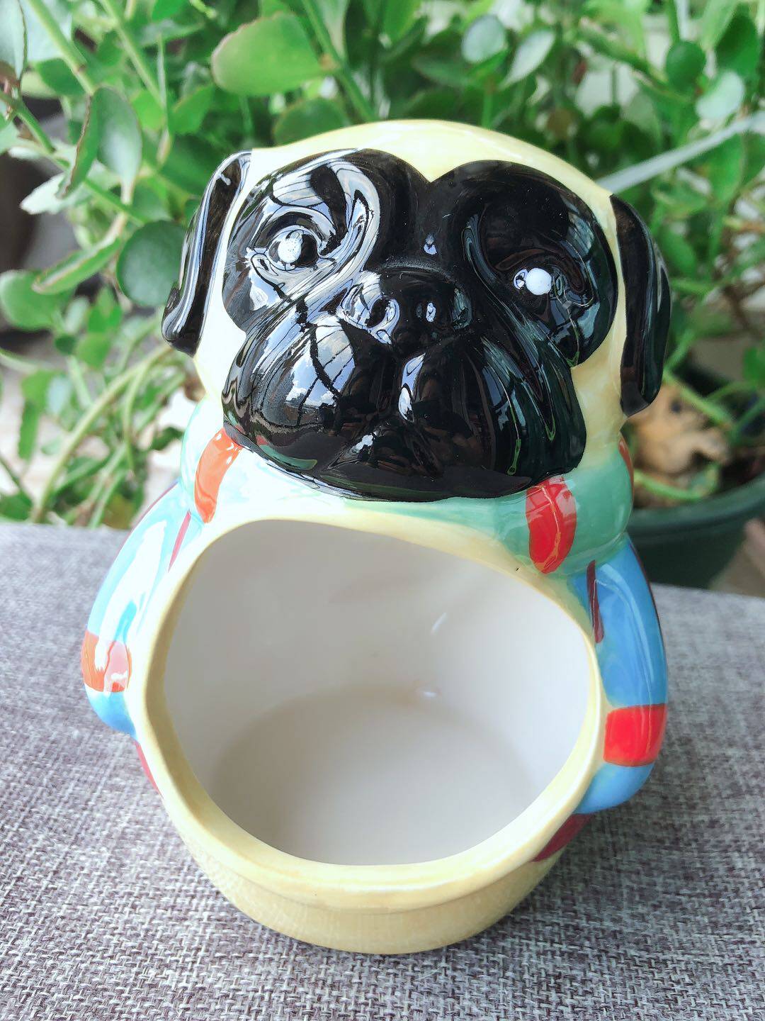 巴哥摆件金丝熊仓鼠降温窝陶瓷办公家居橱窗装饰品生日工艺礼物